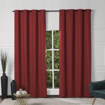 Cortina Blackout de PVC 2,80m x 1,90m Vermelho Corta Luz