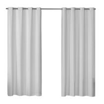 Cortina Blackout de PVC 2,80m x 2,20m Branco Corta Luz