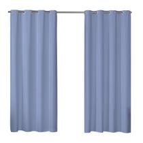 Cortina Blackout de PVC 2,80m x 2,70m Azul Corta Luz