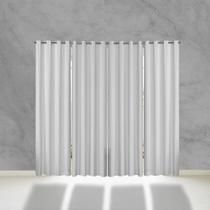 Cortina Blackout de PVC 5,60m x 2,50m Branco Corta Luz