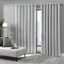 Cortina Blackout Döhler com ilhós Cromado Lore D 300cmx260cm