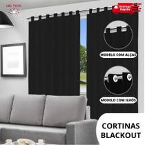 Cortina Blackout Duplo Preto