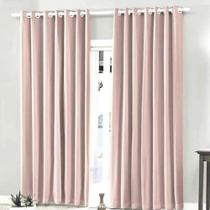 Cortina Blackout E Voil Pratika Slim 2,40x1,60m Bella Janela Cortina Blackout E Voil Pratika Slim 2,40x1,60m Bella Janela
