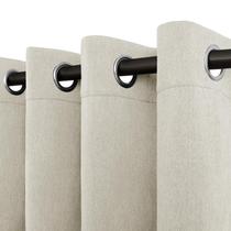 Cortina Blackout Easy-Going Linen Look, 214 cm de comprimento (conjunto de 2)