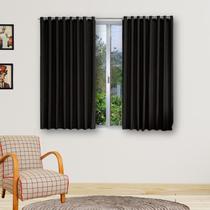 cortina blackout em tecido 2,80 x 1,60 corta luz para sala quarto