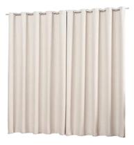 Cortina Blackout Em Tecido 5,00X2,30 Corta Luz Palha