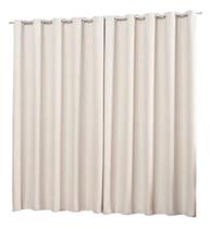 Cortina Blackout Em Tecido 5,00X2,30 Corta Luz Palha