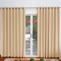 Cortina Blackout Em Tecido Corta Luz 3,00x2,80m Varão Normal