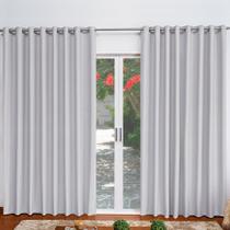 Cortina Blackout Em Tecido Corta Luz 3,00x2,80m Varão Normal