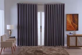 Cortina Blackout Em Tecido Ellegance Sala Quarto 2,00X1,30