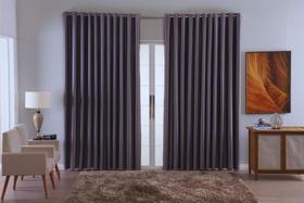 cortina blackout em tecido ellegance sala quarto 3,00x2,50