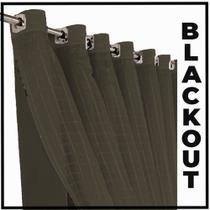 cortina blackout em tecido Fiori 5,00 x 2,70 c/voal bege