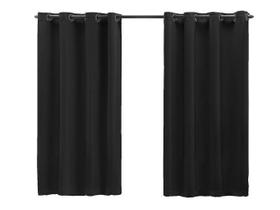 Cortina Blackout Em Tecido Prime 2,00 M X 1,30 M - Preto