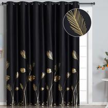 Cortina Blackout Estelar Textiler Black para porta de vidro deslizante Cortina Blackout Estelar Textiler Black para porta de vidro deslizante
