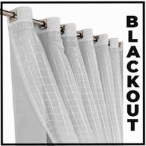 cortina blackout Fiori bloqueia a luz 7,00 x 2,60 preto