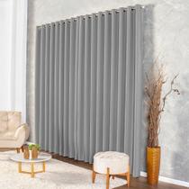 Cortina Blackout Grande Para sala e quarto em Tecido Premium 3 x 2,70 Corta Luz Blecaute