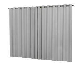 Cortina Blackout Ilhós Cromado Branco 7,00X2,80M Cortina Blackout Ilhós Cromado Branco 7,00X2,80M