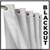 cortina blackout Lisboa em tecido blackout 5,50 x 2,50 cinza