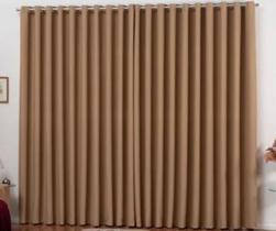 Cortina Blackout Lisboa Luxo Ilhós Cromado Bege 7,00x2,80M Cortina Blackout Lisboa Luxo Ilhós Cromado Bege 7,00x2,80M