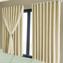 cortina blackout Lisboa par varão 7,00 x 2,80 ilhios marrom