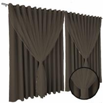 cortina blackout Miami quarto de janela 5,50 x 2,70 bege