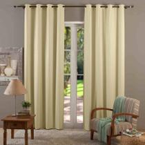CORTINA BLACKOUT PALHA PVC ANTIALÉRGICO 2,30m x 2,80m - M&C CORTINAS CORTINA BLACKOUT PALHA PVC ANTIALÉRGICO 2,30m x 2,80m - M&C CORTINAS