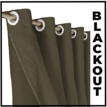 cortina blackout para quarto e sala 5,50 x 2,40 Lisboa marro