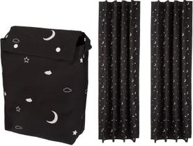 Cortina Blackout Portátil Amazon Basics - Pacote com 2 Unidades