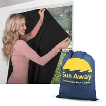 Cortina Blackout portátil SUN AWAY com ventosas 66x51in