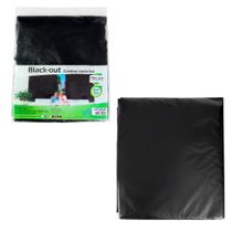 Cortina Blackout Preto - 200x140cm - p/ trilho