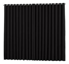 cortina blackout preto para sala quarto em tecido 2,00x1,30