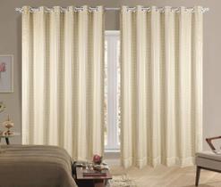 Cortina Blackout PVC 2,00x1,80 Com Tecido Voil Xadrez Sala e Quarto