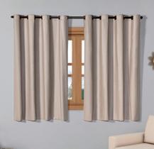 Cortina Blackout PVC 2,20x1,30 Bloqueia Luz E Calor Com Estilo