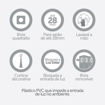 Cortina Blackout PVC 2,80m x 2,30m - Proteção Solar Cortina Blackout PVC 2,80m x 2,30m - Proteção Solar