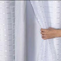 CORTINA BLACKOUT PVC 3,00X2,80 COM TECIDO VOIL xadrez
