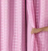 CORTINA BLACKOUT PVC 3,00X2,80 COM TECIDO VOIL xadrez