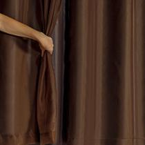 Cortina Blackout PVC com Tecido Voil 2,80 m x 1,60 m Tabaco - Do Lar Decoração Cortina Blackout PVC com Tecido Voil 2,80 m x 1,60 m Tabaco - Do Lar Decoração