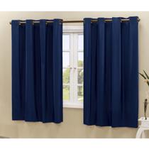 Cortina Blackout PVC Corta 100 % a Luz 2,20 m x 1,30 m Plástica Blecaute Sala Quarto Escritório