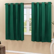 Cortina Blackout Pvc Corta 100 % A Luz 2,20 M X 1,30 M Verde