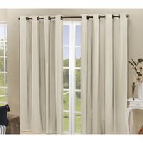 Cortina Blackout PVC corta 100 % a luz 2,80 m x 2,30 m Bege Cortina Blackout PVC corta 100 % a luz 2,80 m x 2,30 m Bege