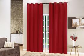 Cortina Blackout PVC corta 100 % a luz 2,80 m x 3,00 m para sala, escritorio, quarto