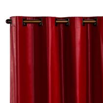 Cortina Blackout PVC corta 100 % a luz 2,80 x 1,80 Vermelha