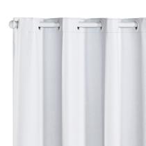 Cortina Blackout PVC corta 100 % a luz 2,80 x 2,80 Branco