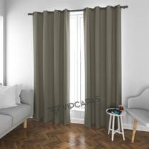 Cortina Blackout PVC Corta Luz Sol 100% Blecaute 2,80 X 2,30 Bege