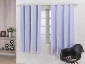 Cortina Blackout Pvc Lilás Com Voil 2,20M X 1,34M - Praticasa