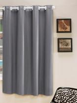 Cortina Blackout PVC Lisa 1,40x2,80 Filomena - Cinza