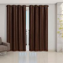 Cortina Blackout Pvc M10 Tecido Voil Xadrez 2,80 X 2,30m