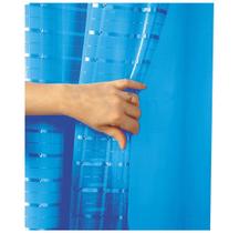 Cortina Blackout Pvc Voil Xadrez 2,8M X 1,8M - ul Celeste