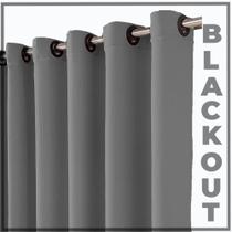 Cortina blackout Quarto apartamento Brenda 6 x 2,50 branco