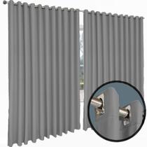 cortina blackout quarto corta luz 6,00 x 2,40 Turin bege